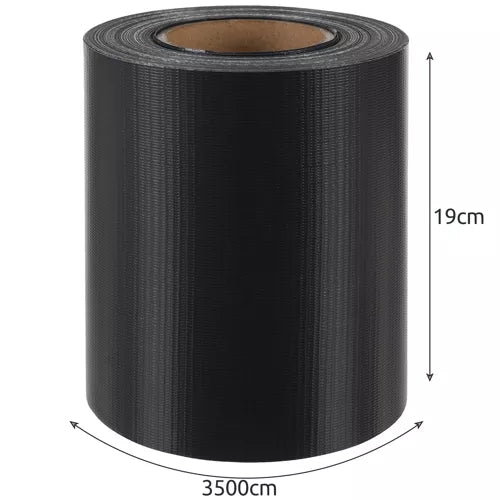 Fencing tape 19cmx35m 450g/m2 anthracite 23696