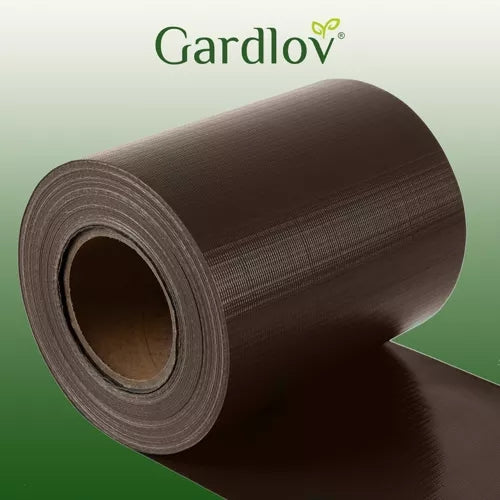 Fencing tape 19cmx35m 450g/m2 brown 23702
