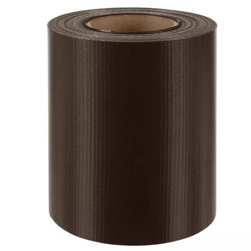 Fencing tape 19cmx35m 450g/m2 brown 23702