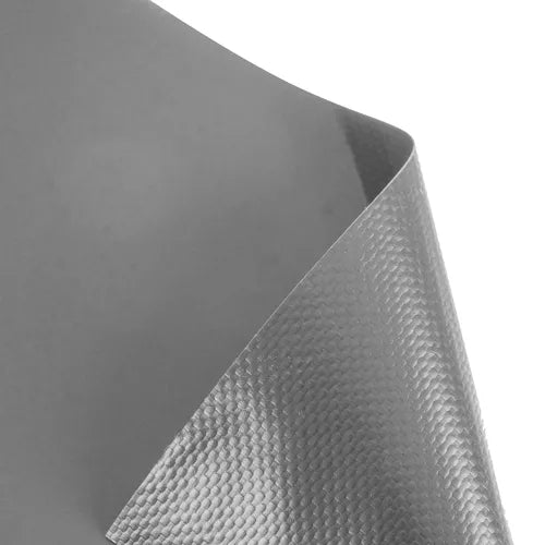 Fencing tape 19cmx35m 450g/m2 gray 23697