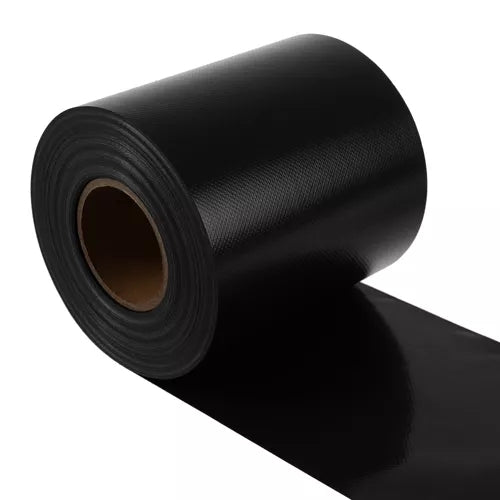 Fencing tape 19cmx35m 630g/m2 black 23705