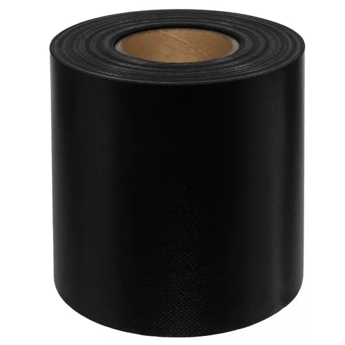 Fencing tape 19cmx35m 630g/m2 black 23705