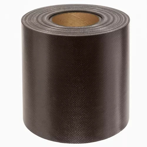 Fencing tape 19cmx35m 630g/m2 brown 23707