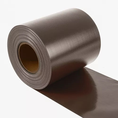 Fencing tape 19cmx35m 630g/m2 brown 23707