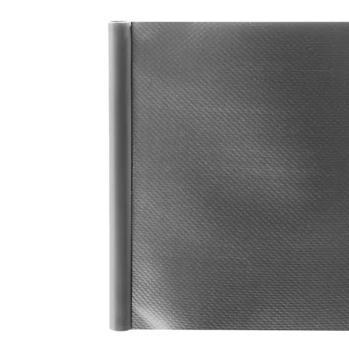 Fencing tape 19cmx35m 630g/m2 gray 23704