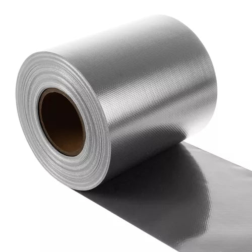 Fencing tape 19cmx35m 630g/m2 gray 23704