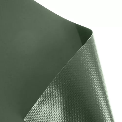 Fencing tape 19cmx35m 630g/m2 green 23706