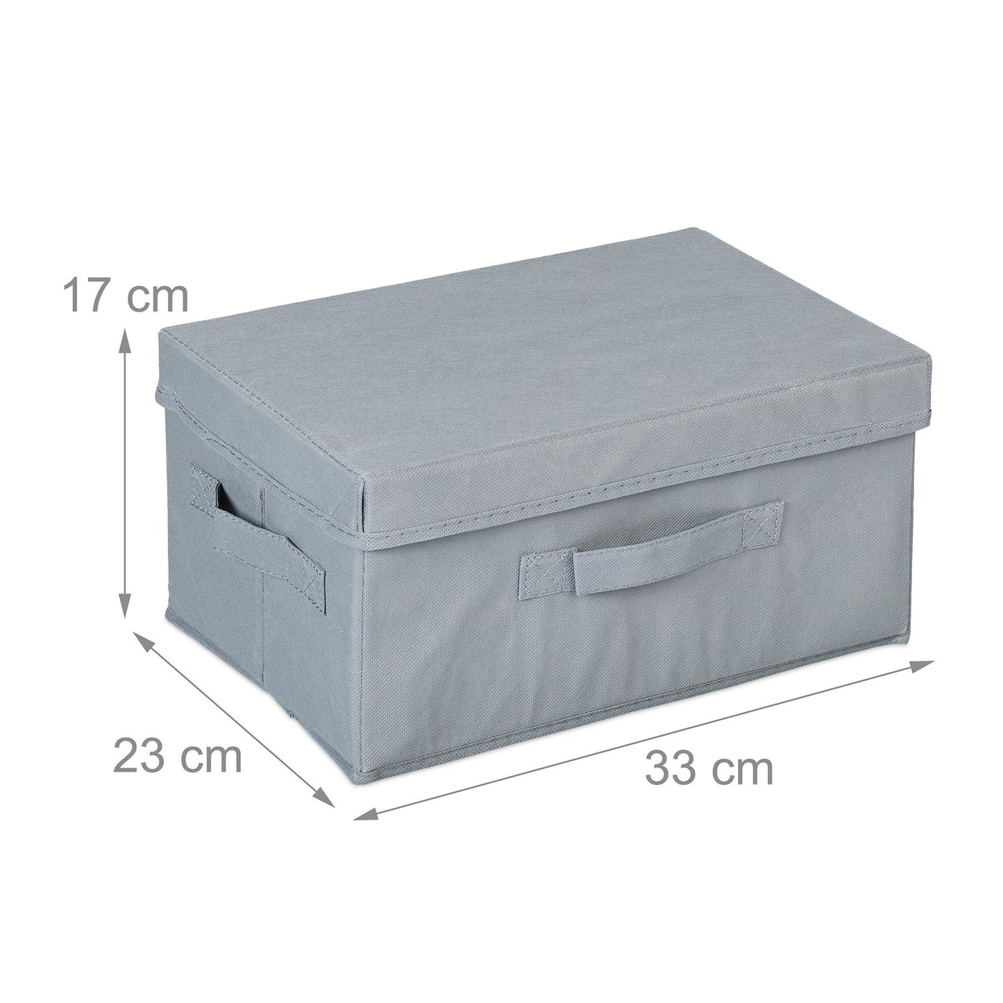Fiber cloth storage box set of 2