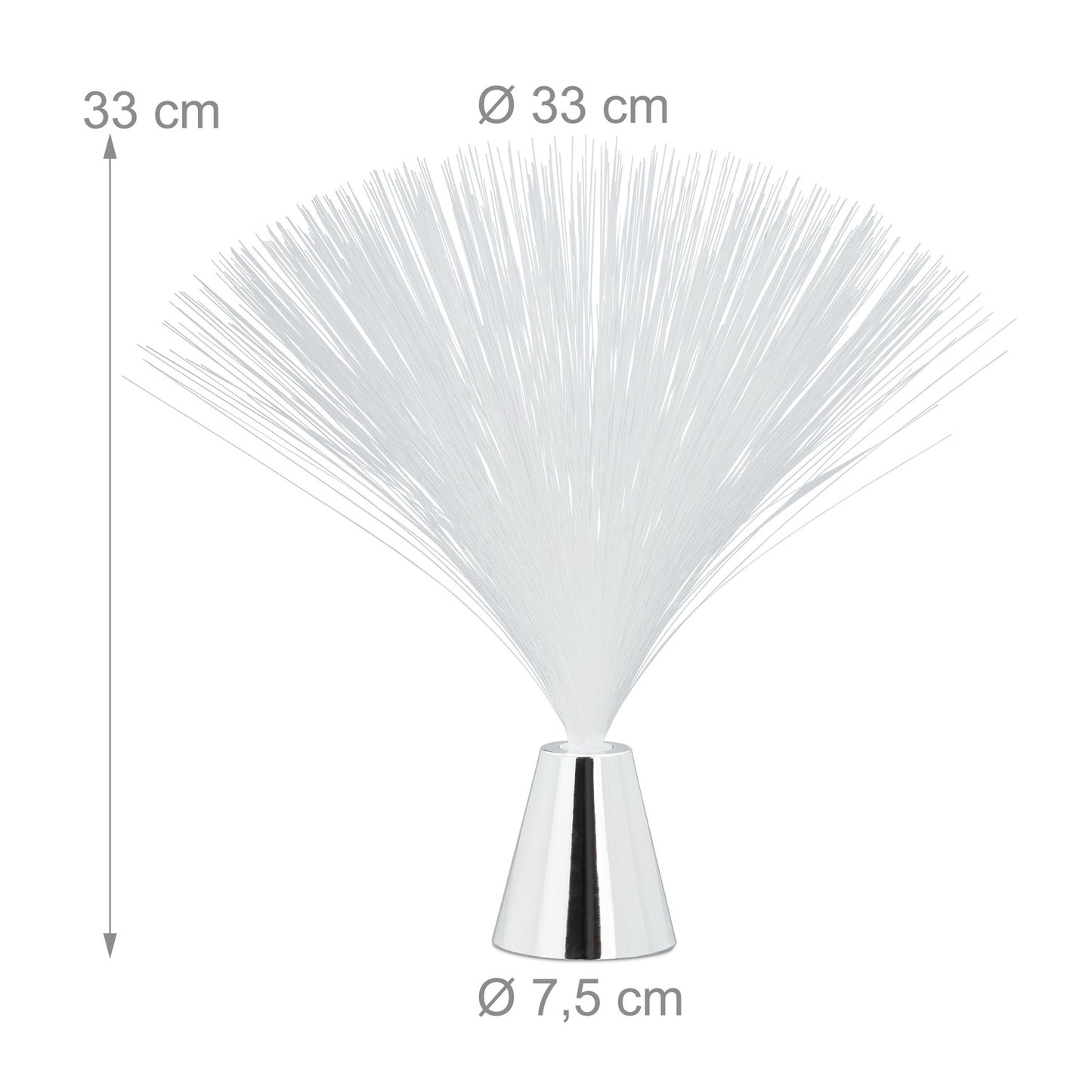 Fibreglass LED Lamp with Colour Change, Battery Operated