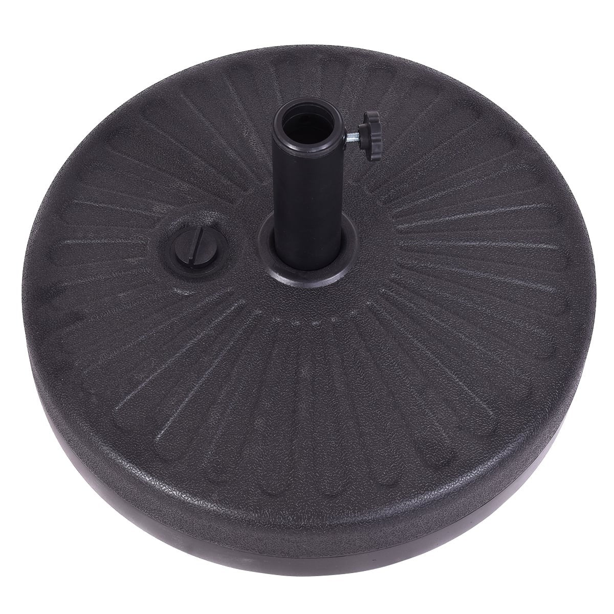 Fillable Round Umbrella Base, 23L, HDPE & Steel