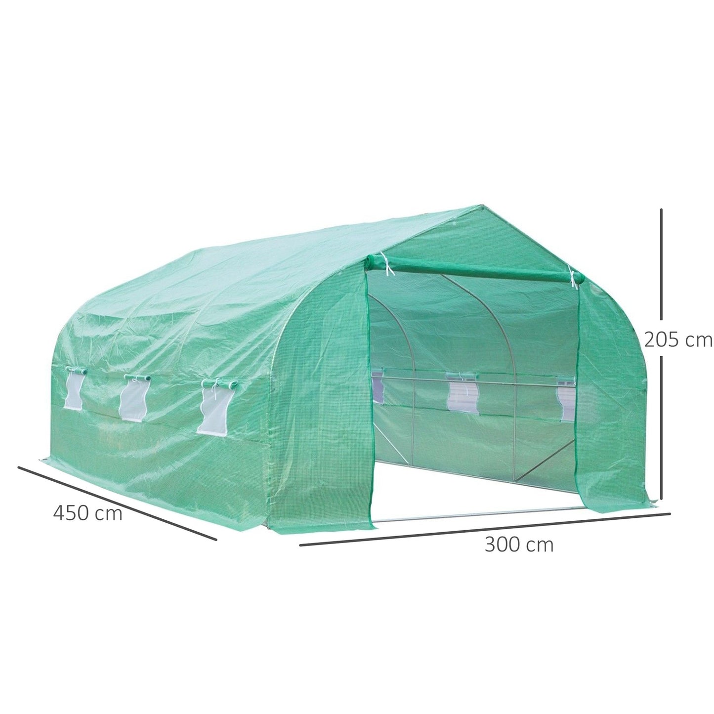 Greenhouse Cold frame, Gable roof, 450×300×205 cm