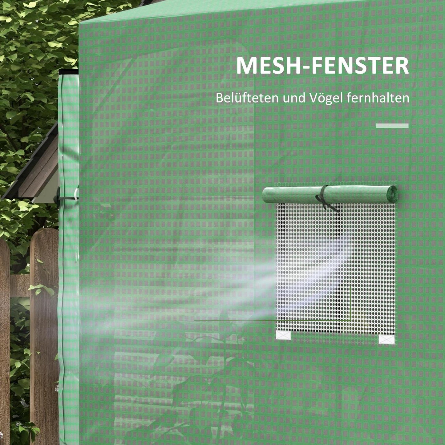 Garden greenhouse, UV protected, windproof, PE cover