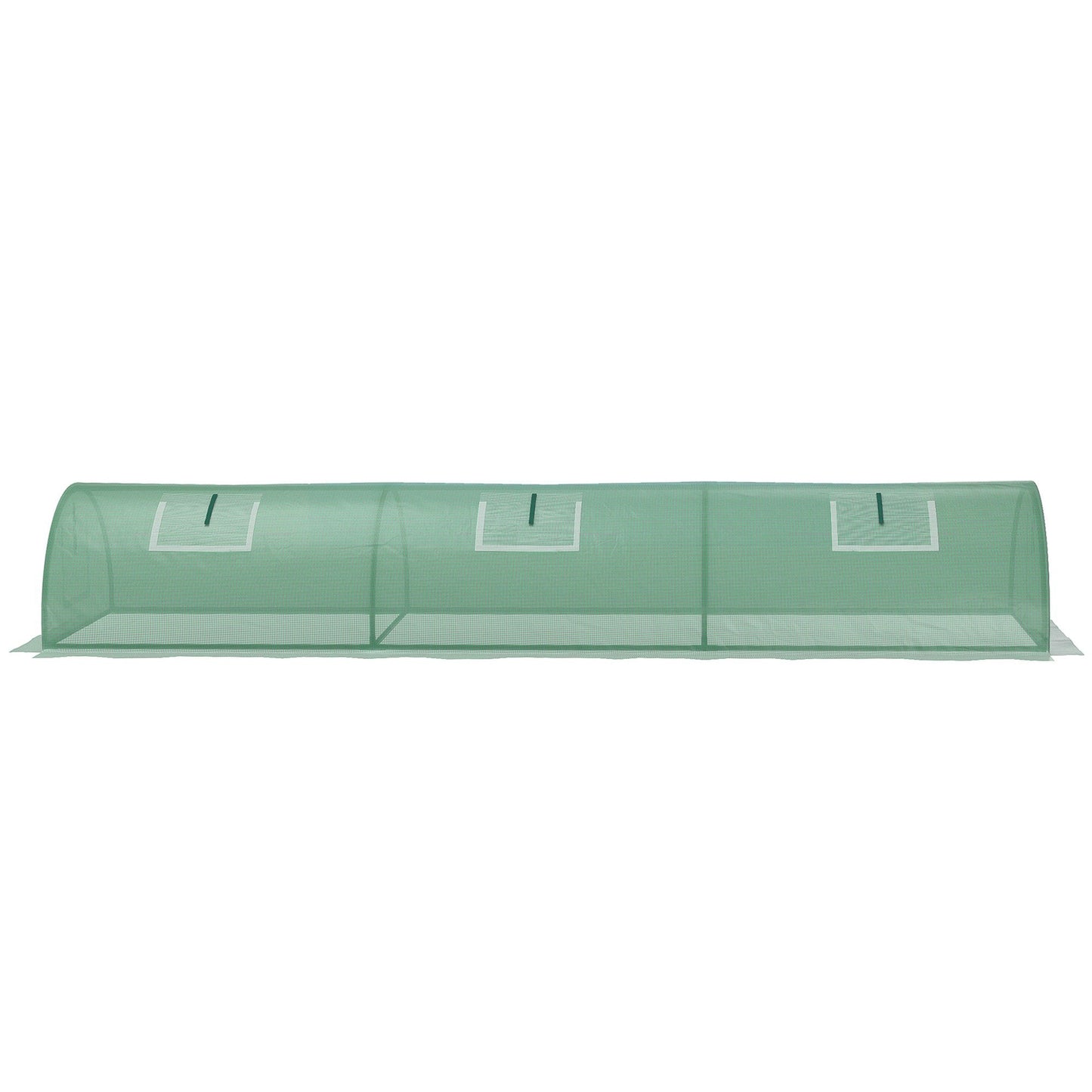 Mini tunnel greenhouse, UV resistant PE film, mesh window
