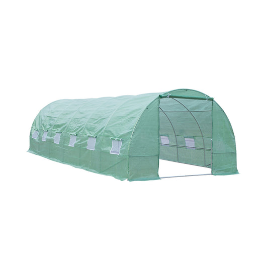 Greenhouse film for tomatoes, 800x300x200cm, with window