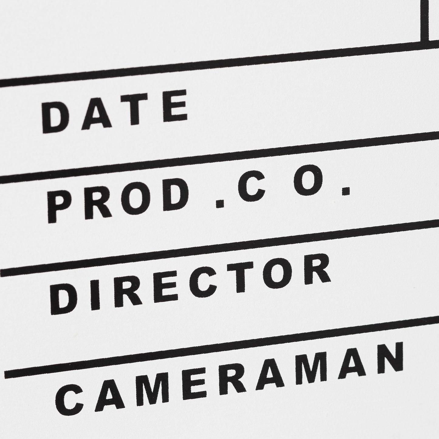 Film tab white
