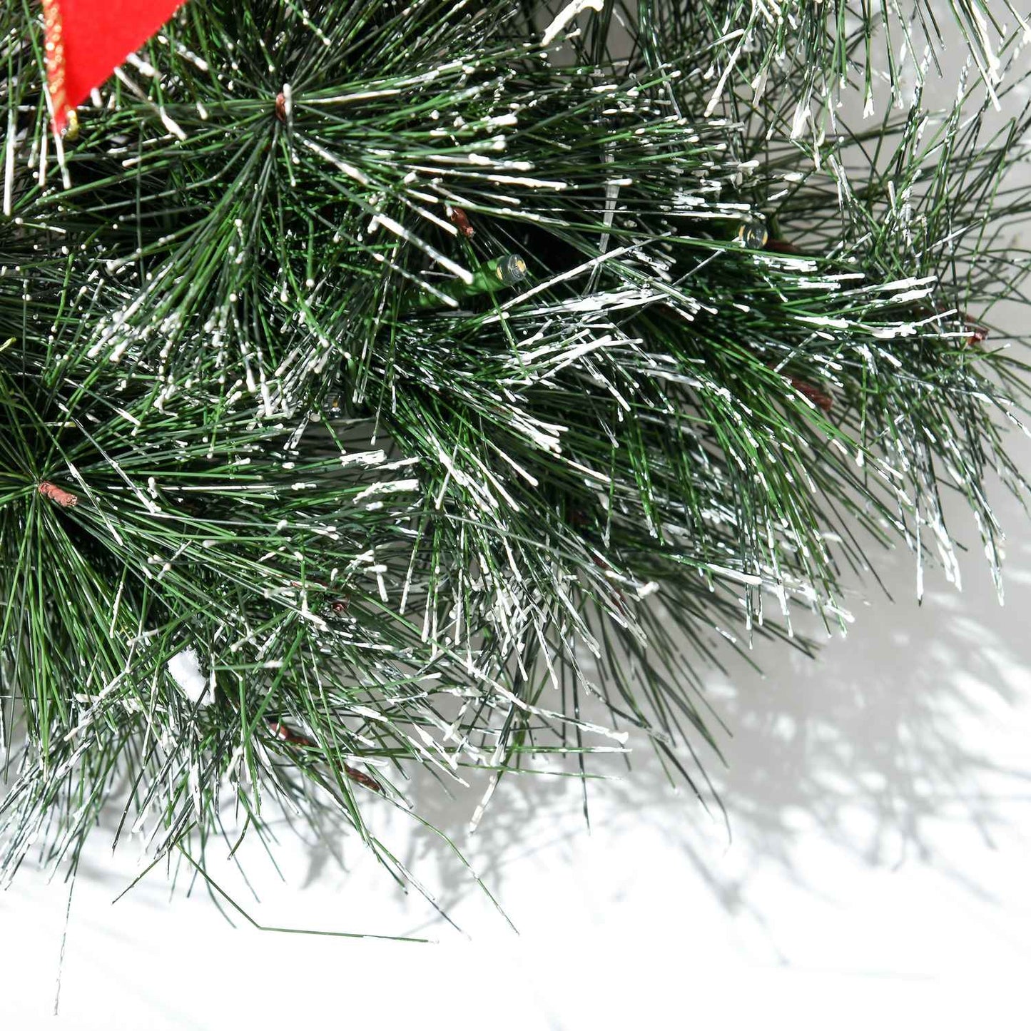 Christmas tree wreath, 60cm, green, hanging eyelet