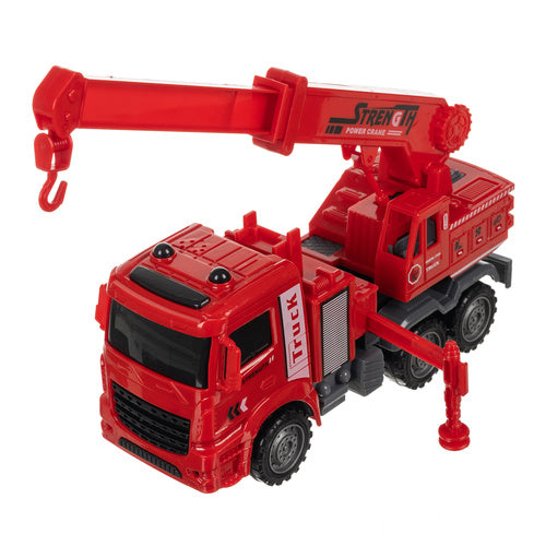 Fire Truck Toy Set for Kids, 6-Piece Rescue Vehicles