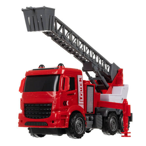 Fire Truck Toy Set for Kids, 6-Piece Rescue Vehicles