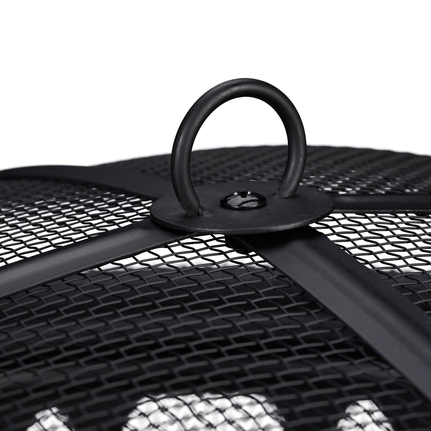 Fire basket with spark protection