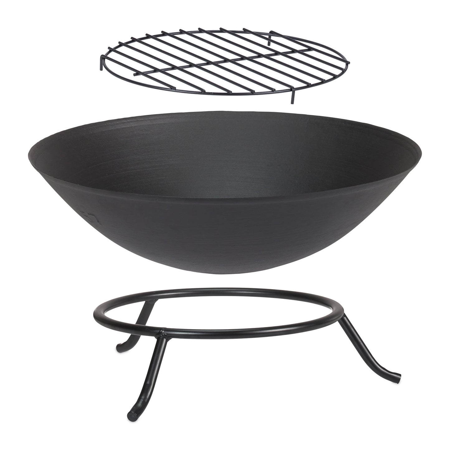 Fire bowl in cast iron