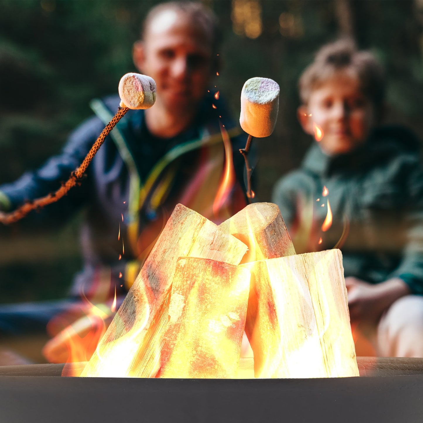 Fire bowl in cast iron