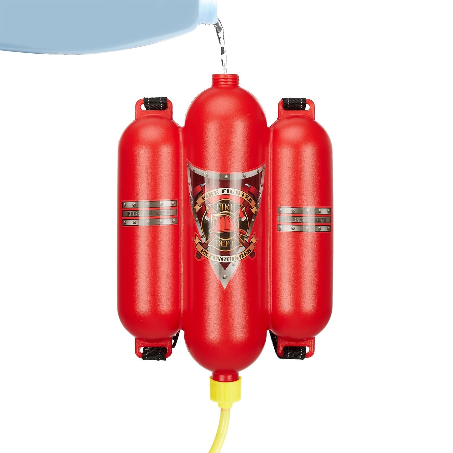 Fire brigade water spray children