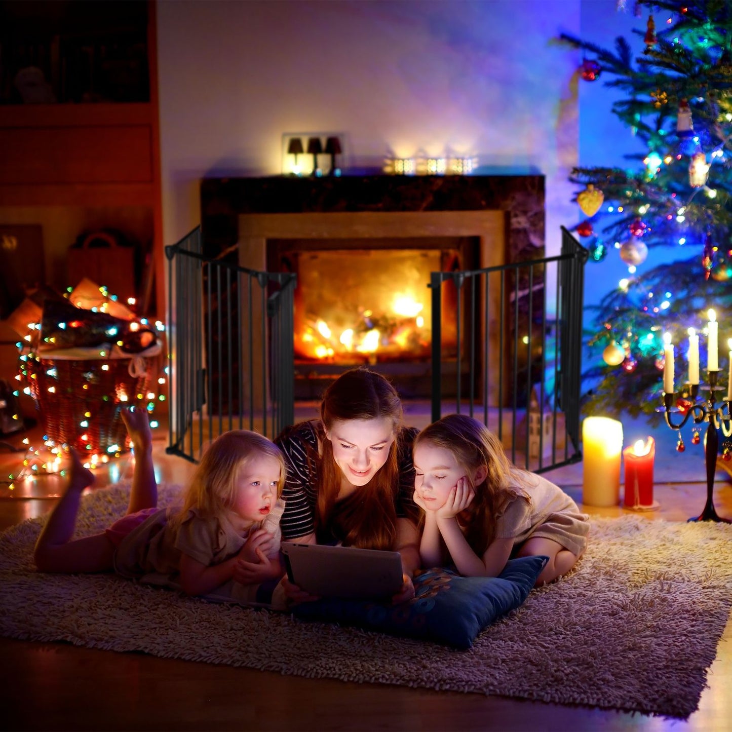 Fireplace Guard 5-piece
