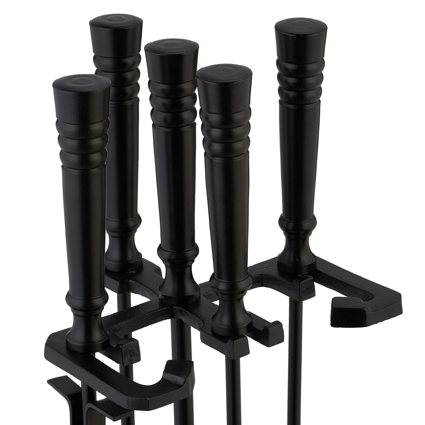 Fireplace Tool Set, 5-Piece Metal Accessories