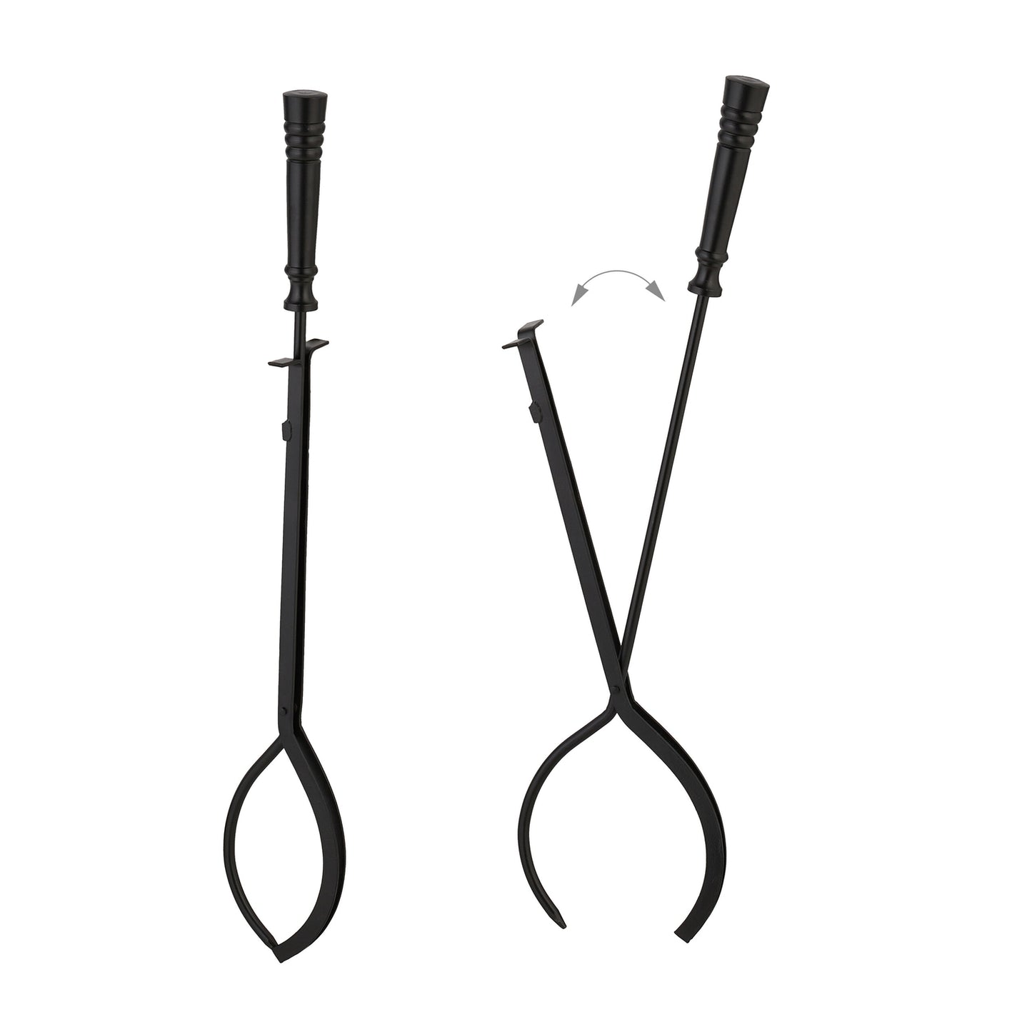 Fireplace Tool Set, 5-Piece Metal Accessories