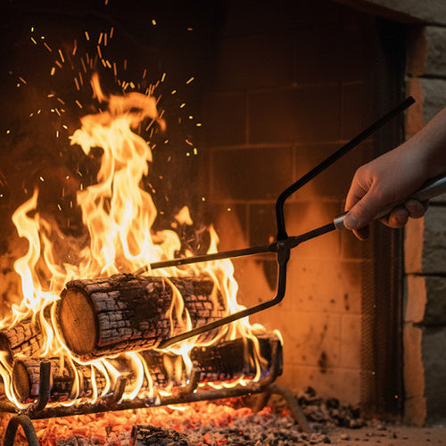 Fireplace Tool Set, Steel 5-in-1 with Stand