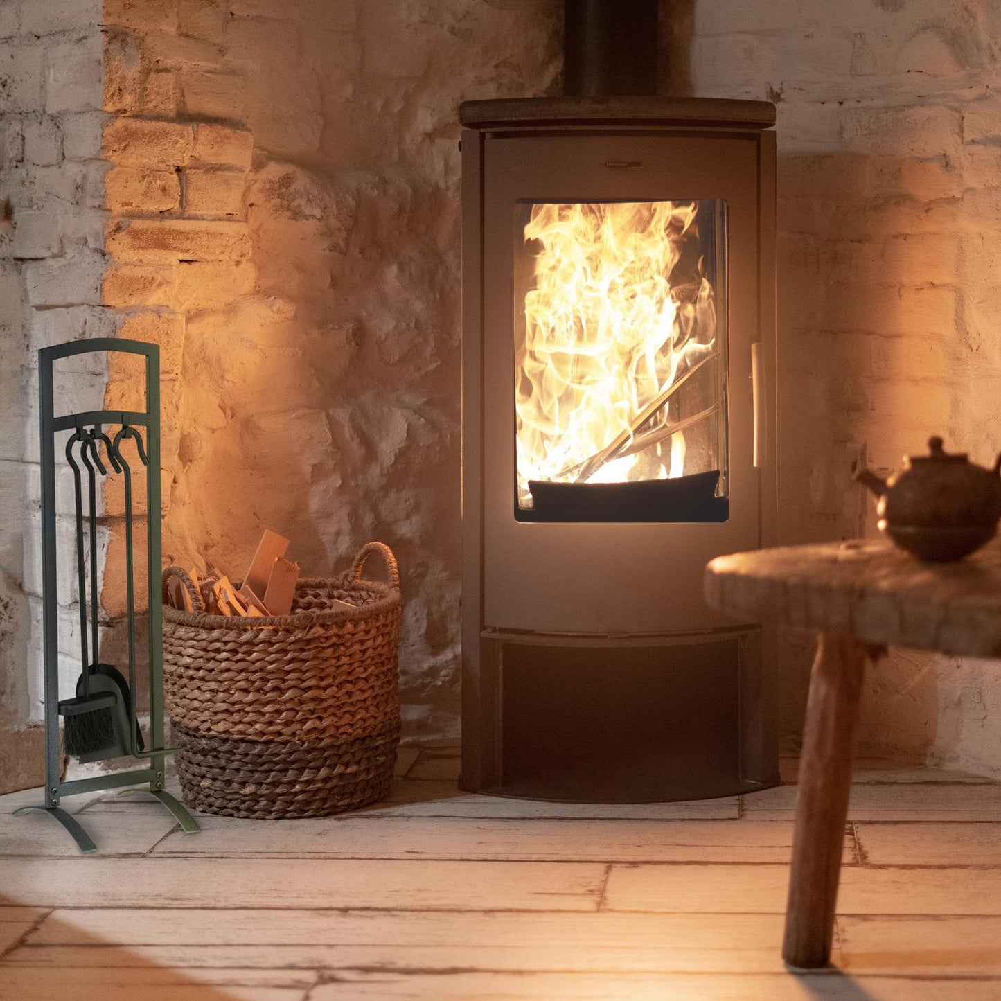 Fireplace in 4 parts