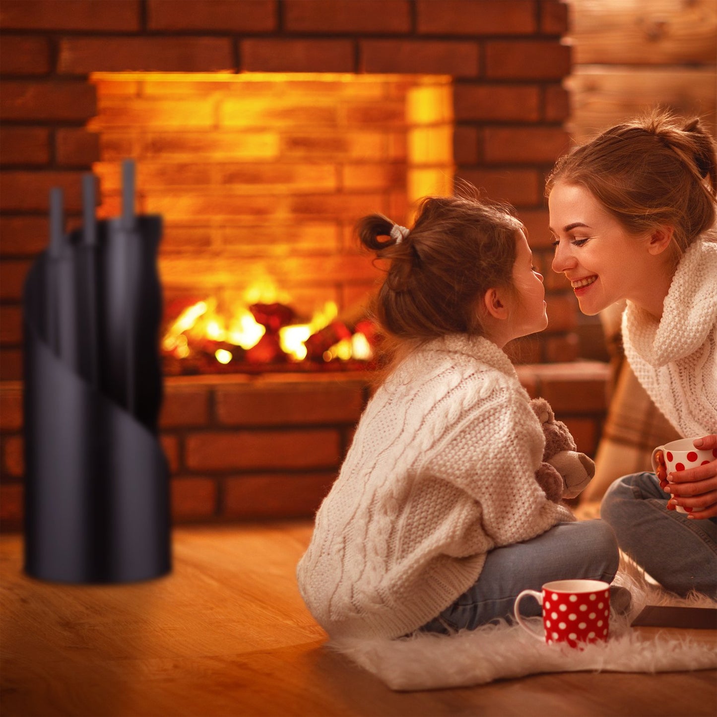 Fireplace in 4 parts