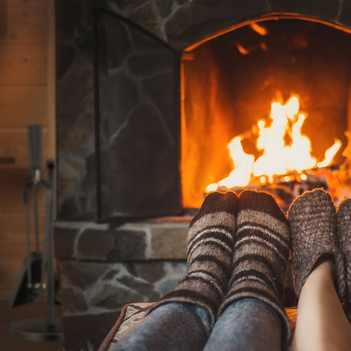 Fireplace in 5 parts