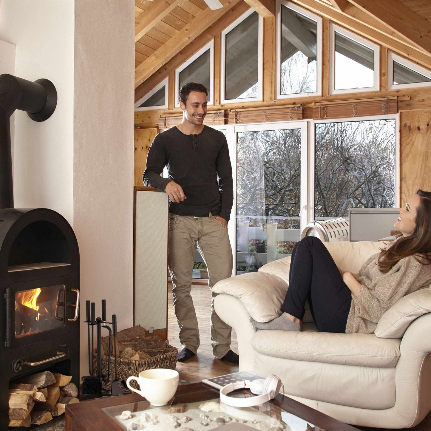 Fireplace in 5 parts