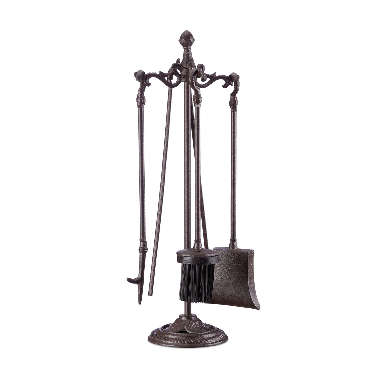 Fireplace set 5 parts cast iron