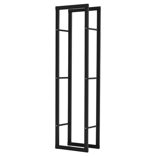 Firewood Rack, Metal, 40x25x150 cm, Holds Up to 100kg