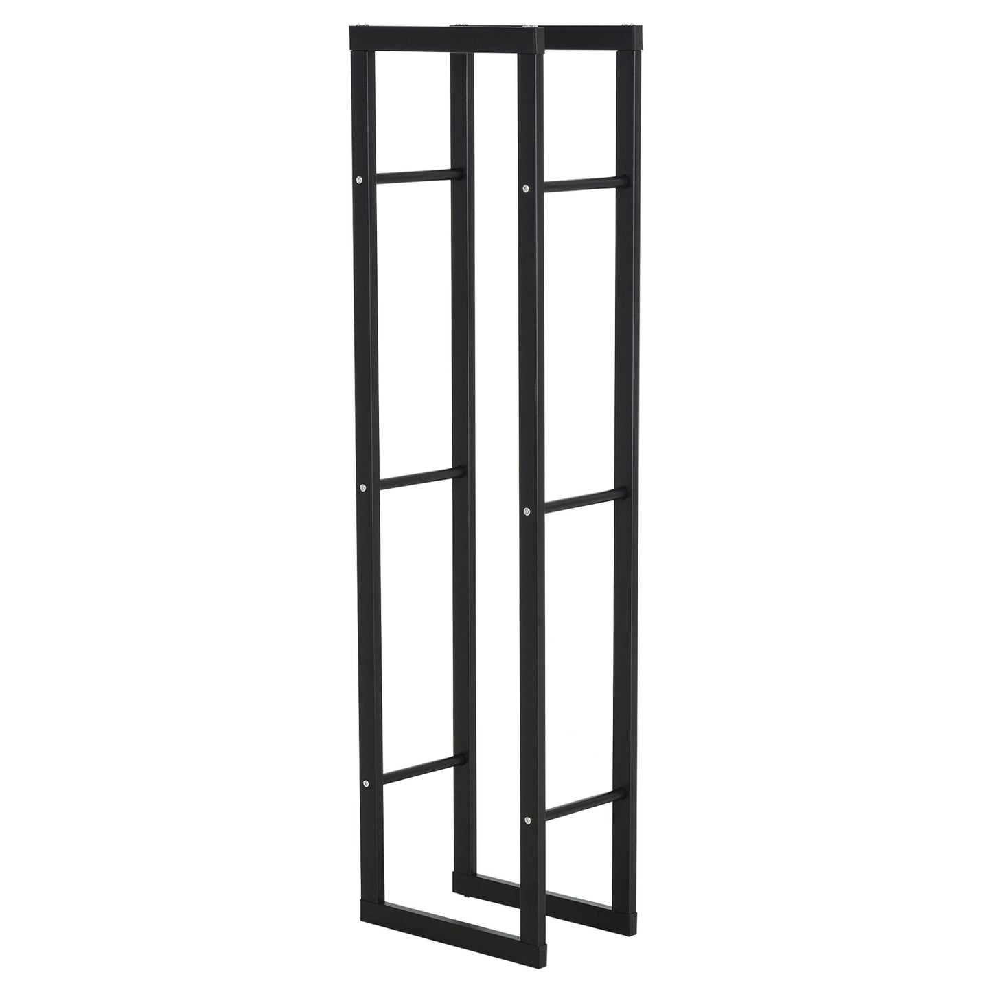 Firewood Rack, Metal, 40x25x150 cm, Holds Up to 100kg