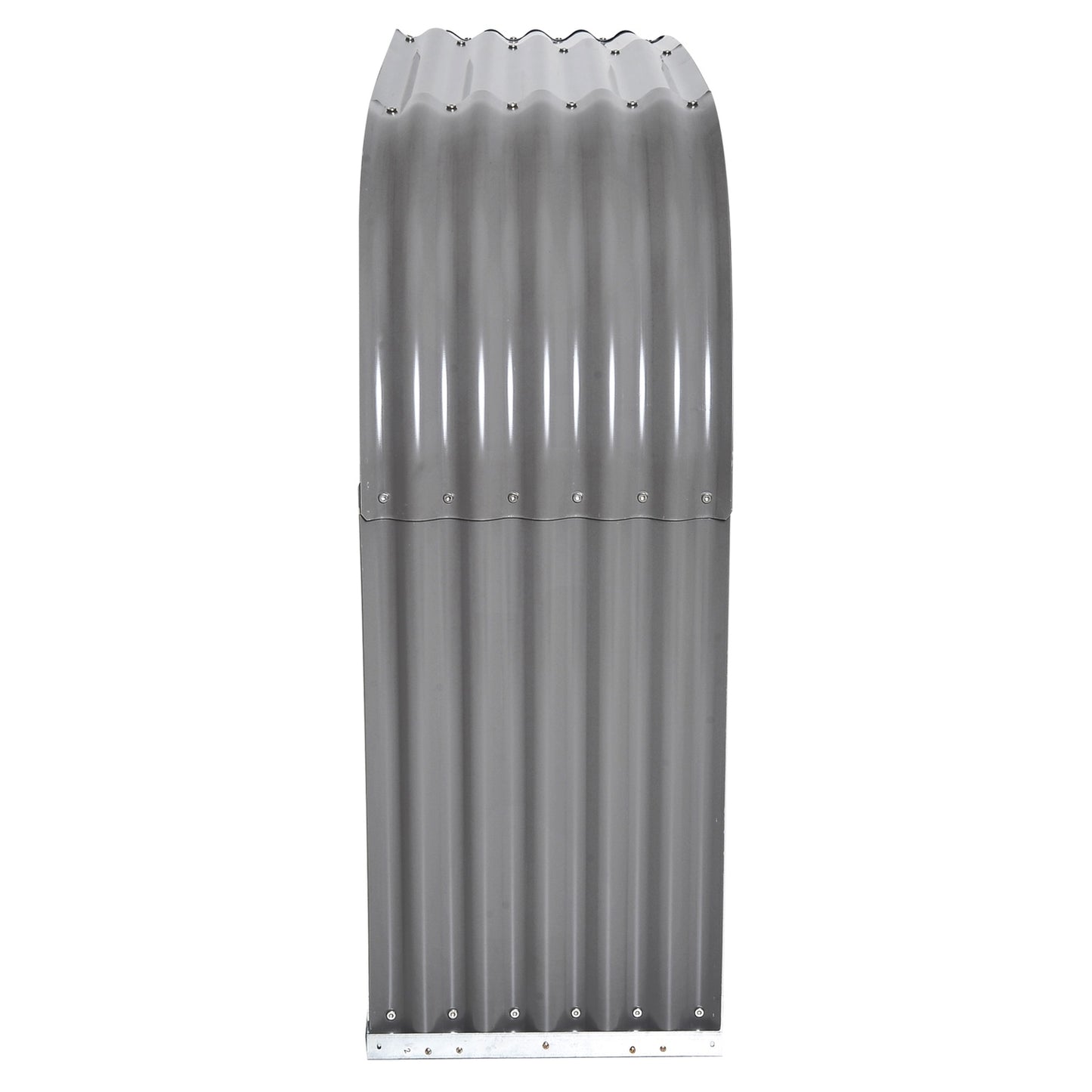 Wood rack in steel, gray - 208x46x112 cm, 0.85 m³ Storage