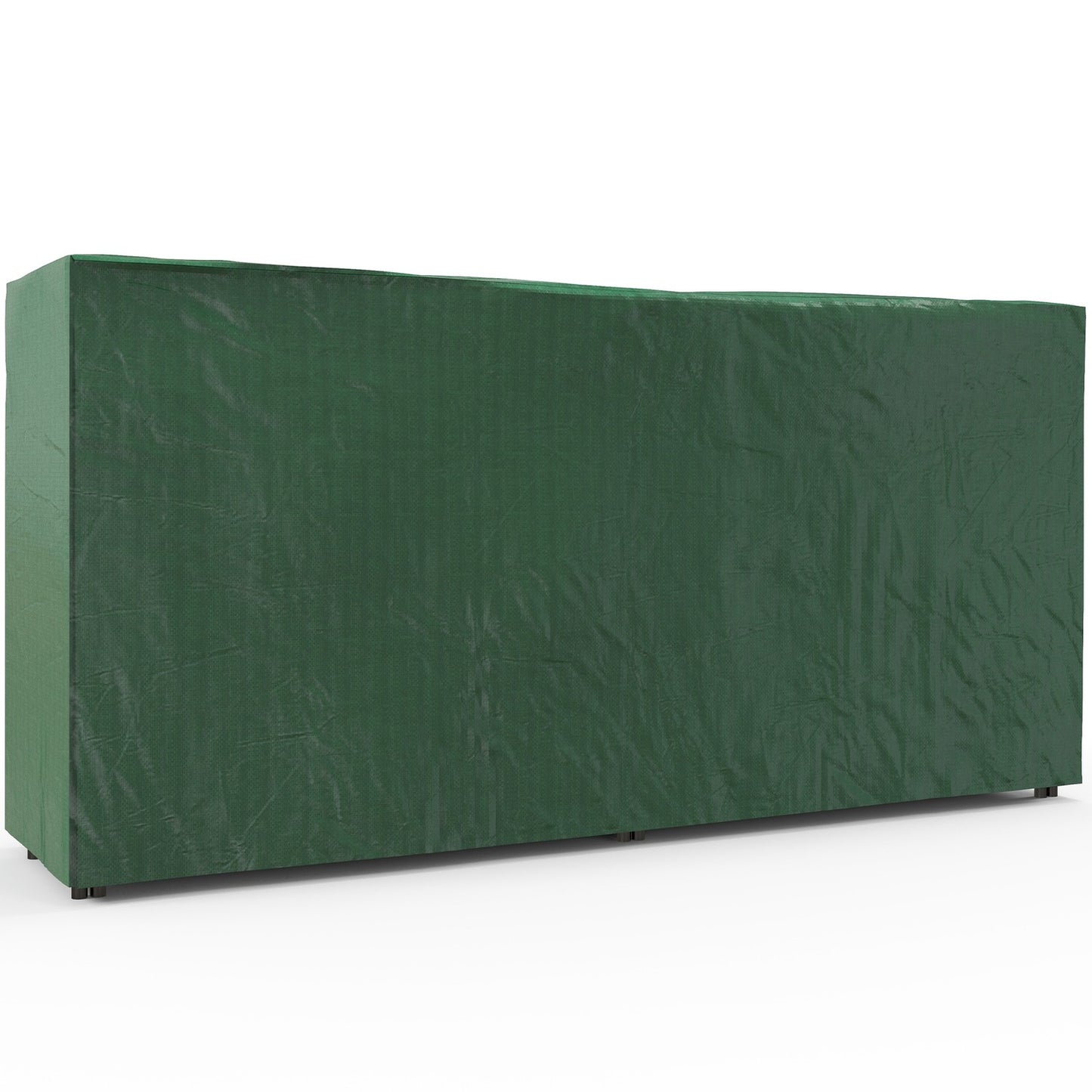 Adjustable firewood rack, metal, 200x36x99 cm with lid