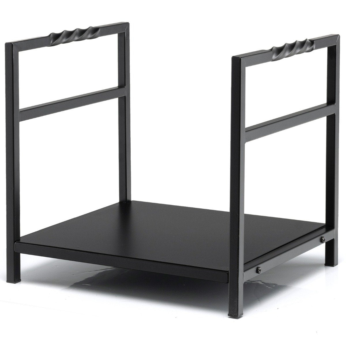 Firewood rack, firewood rack, metal firewood rack, log rack with base and handles