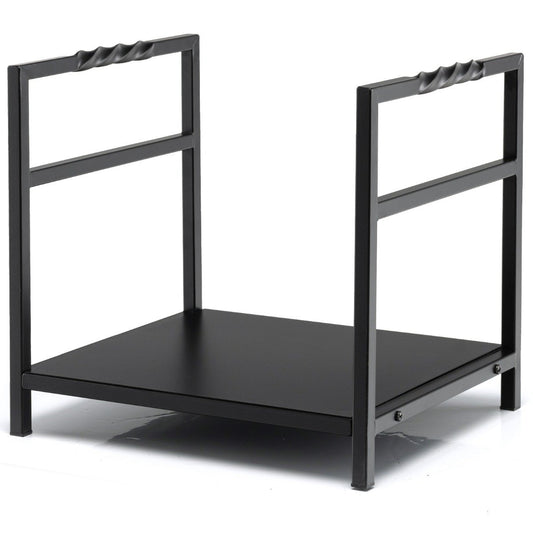 Firewood rack, firewood rack, metal firewood rack, log rack with base and handles