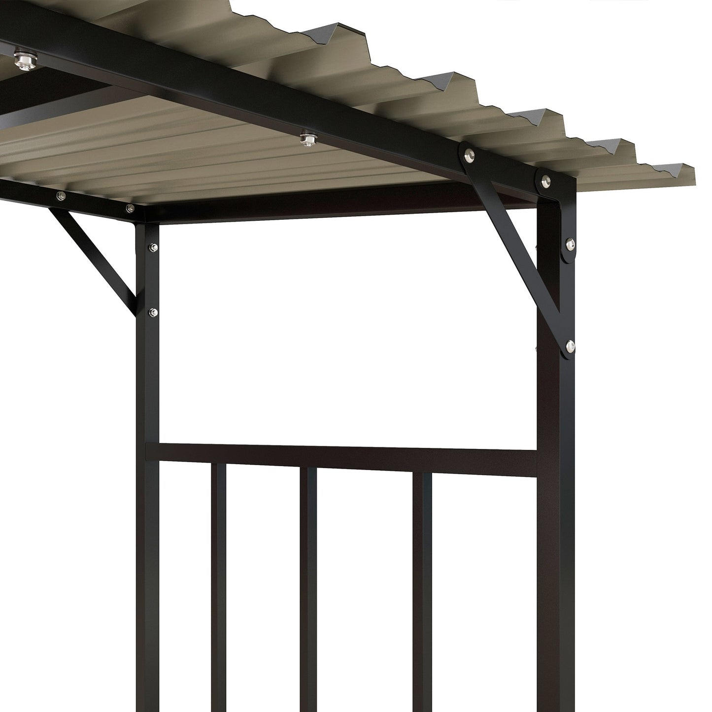Outdoor wooden rack with lid - 1.17 m³, 100 kg capacity