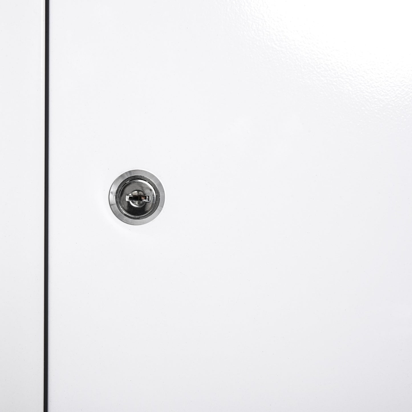 Lockable First Aid cabinet in steel, 3 compartments, 40x60 Cm