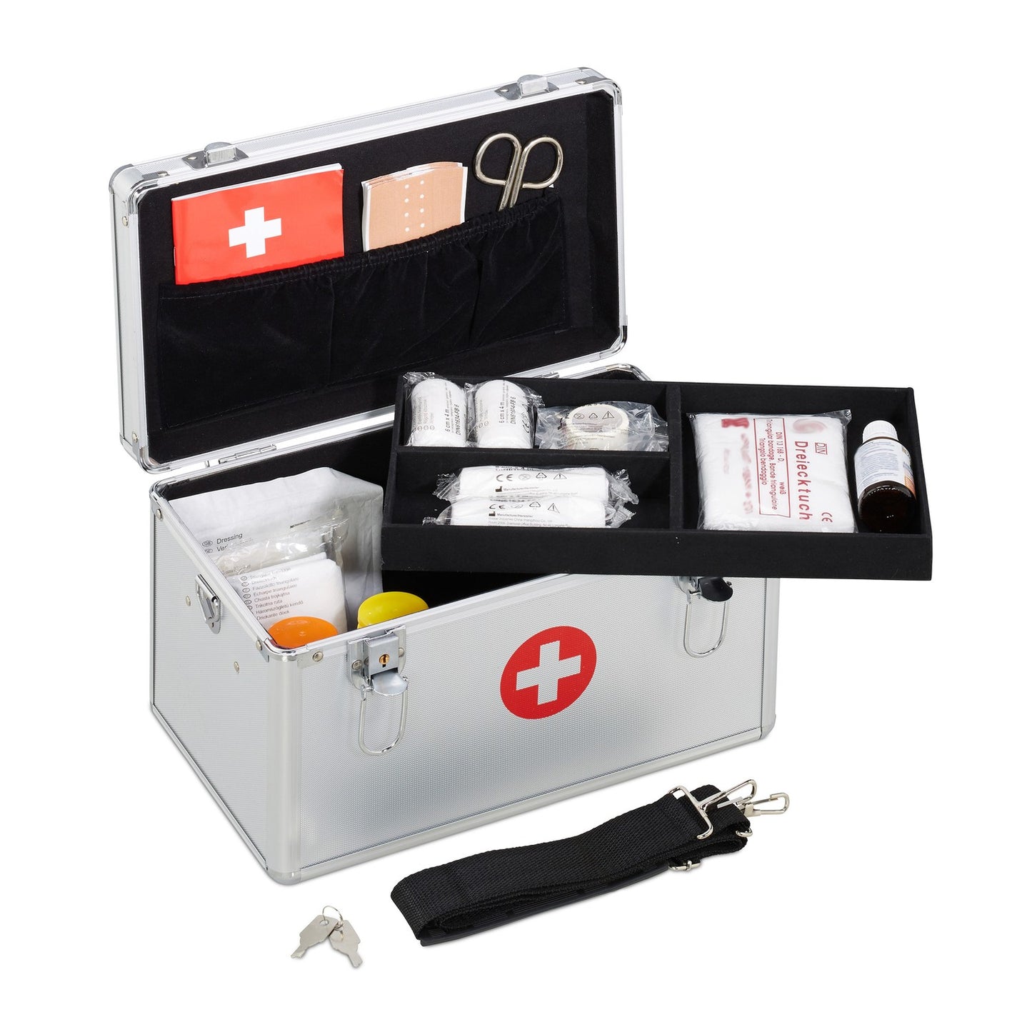 First Aid Case Aluminium