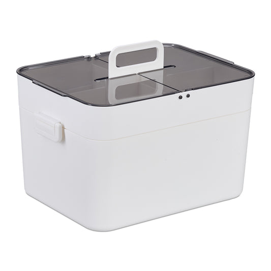 First Aid Kit with 5 Compartments for Home & Travel