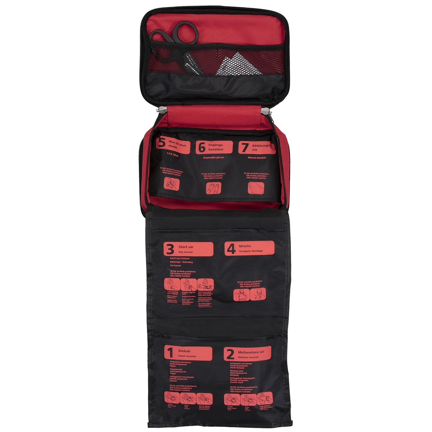First Aid bag Medium 62 parts
