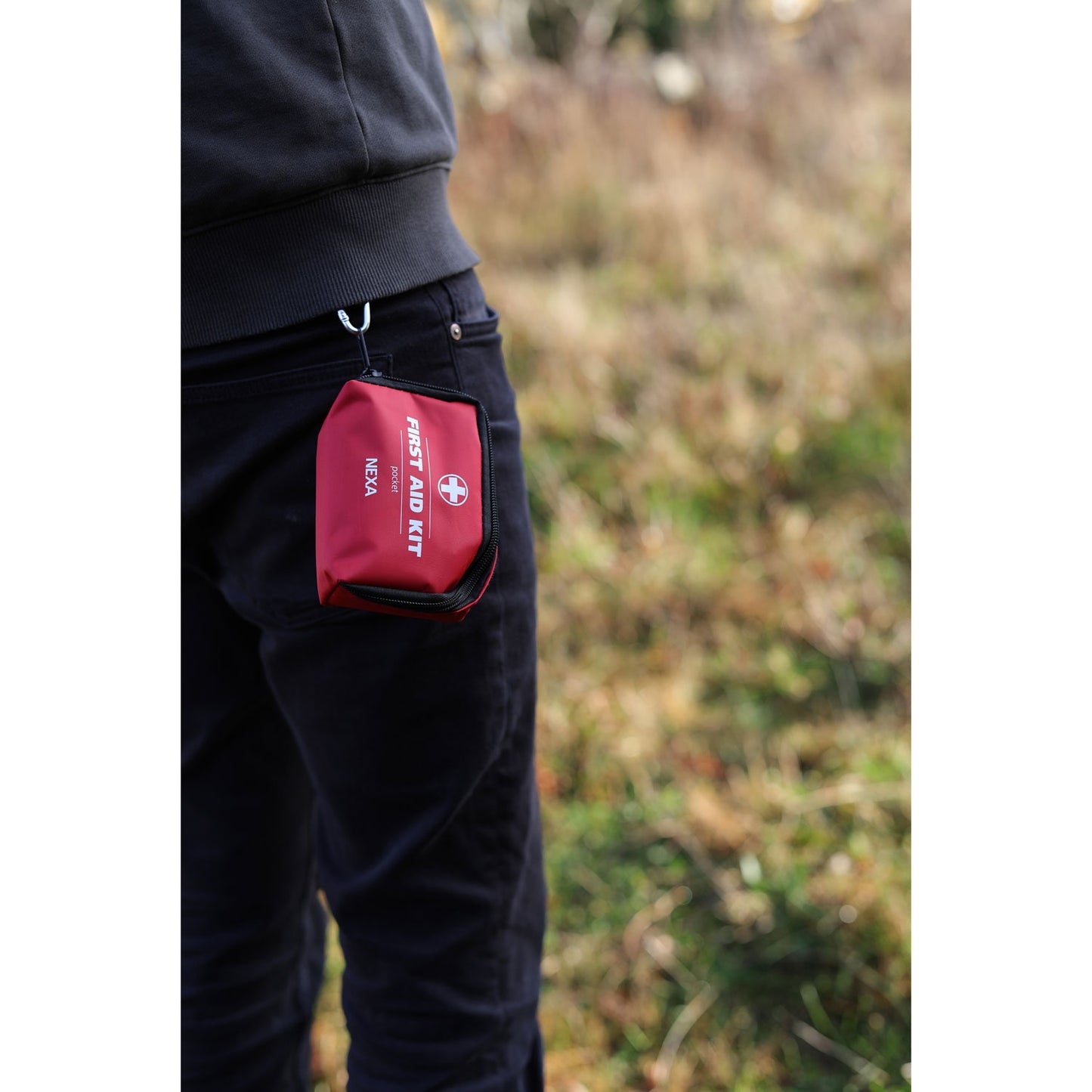 First Aid bag Pocket 13 parts Red