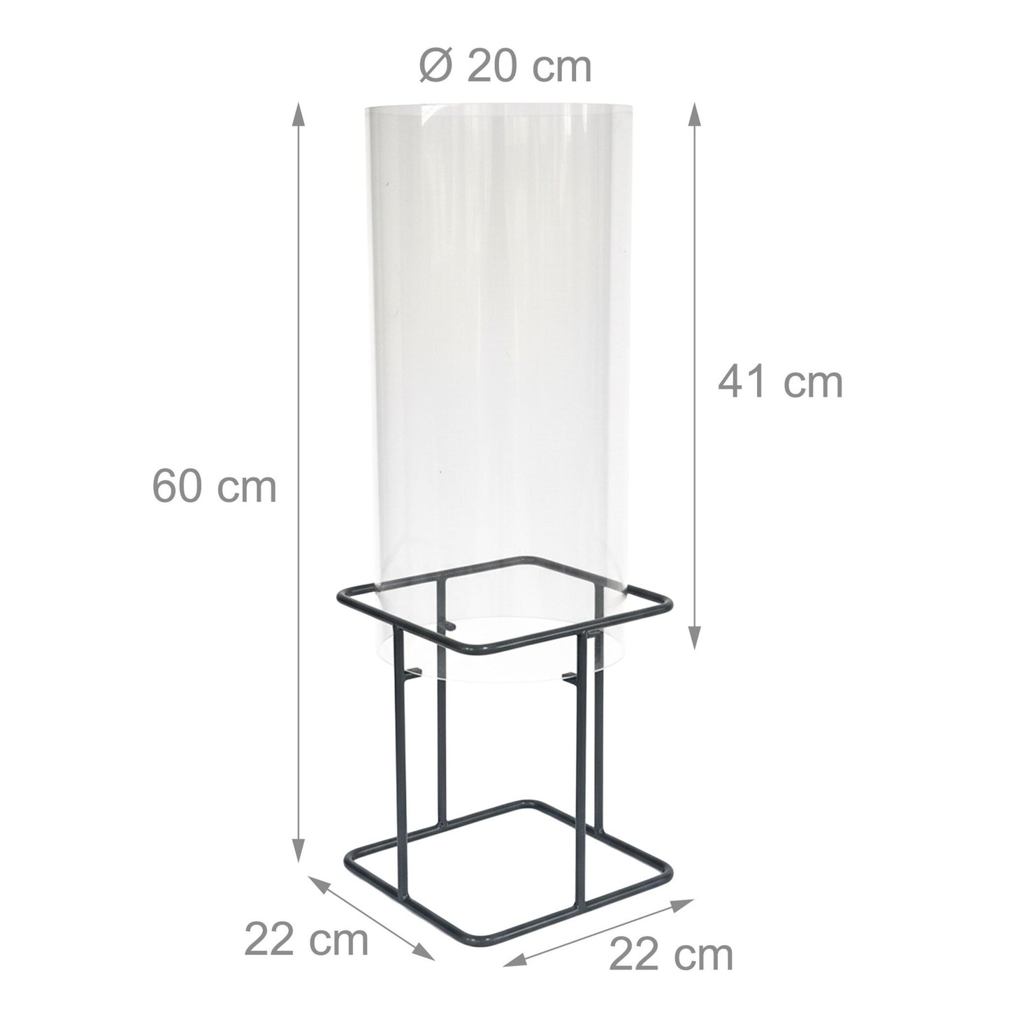 Fish Observation Column for Ponds, UV-Stable Acrylic