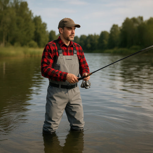 Fishing Waders, Size 41, Waterproof Chest High