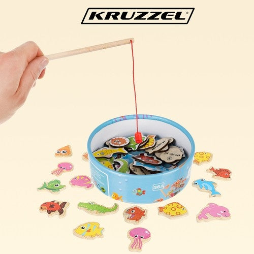 Fishing game with a magnet 22 el.